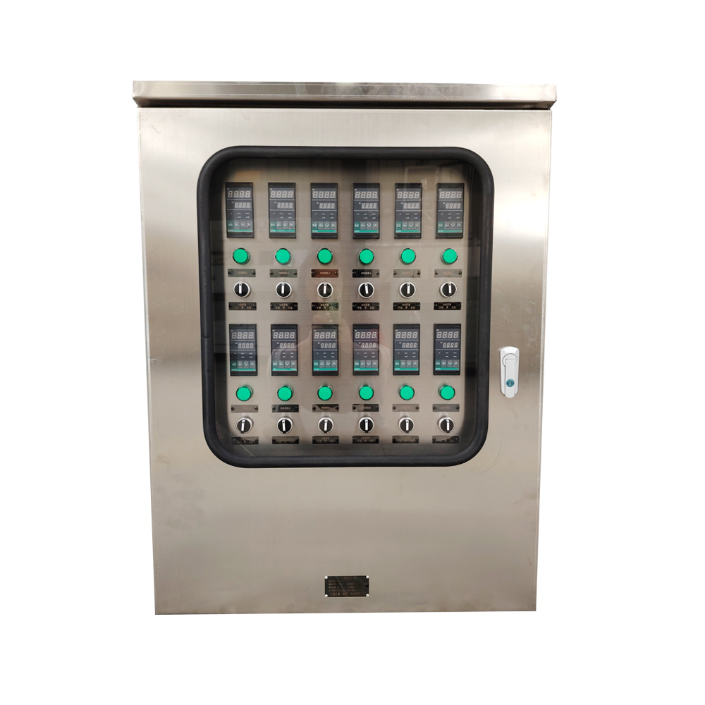 304 material double-layer door electric heat tracing control box with 12 circuits