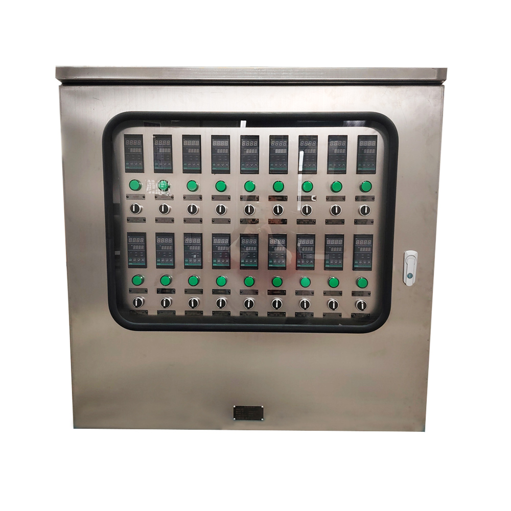 304 material double-layer door electric heat tracing control box with 18 circuits