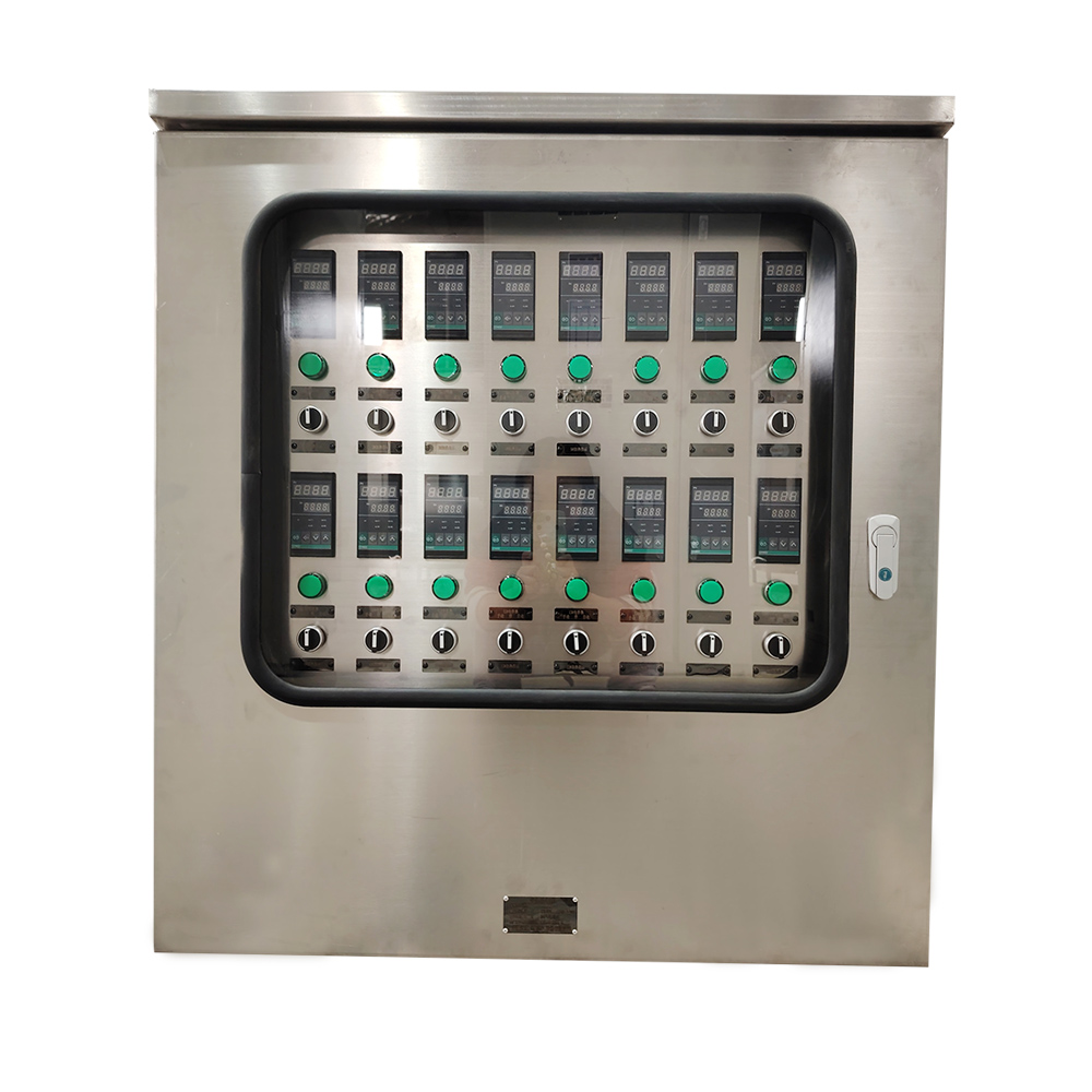 304 material double-layer door electric heat tracing control box with 16 circuits