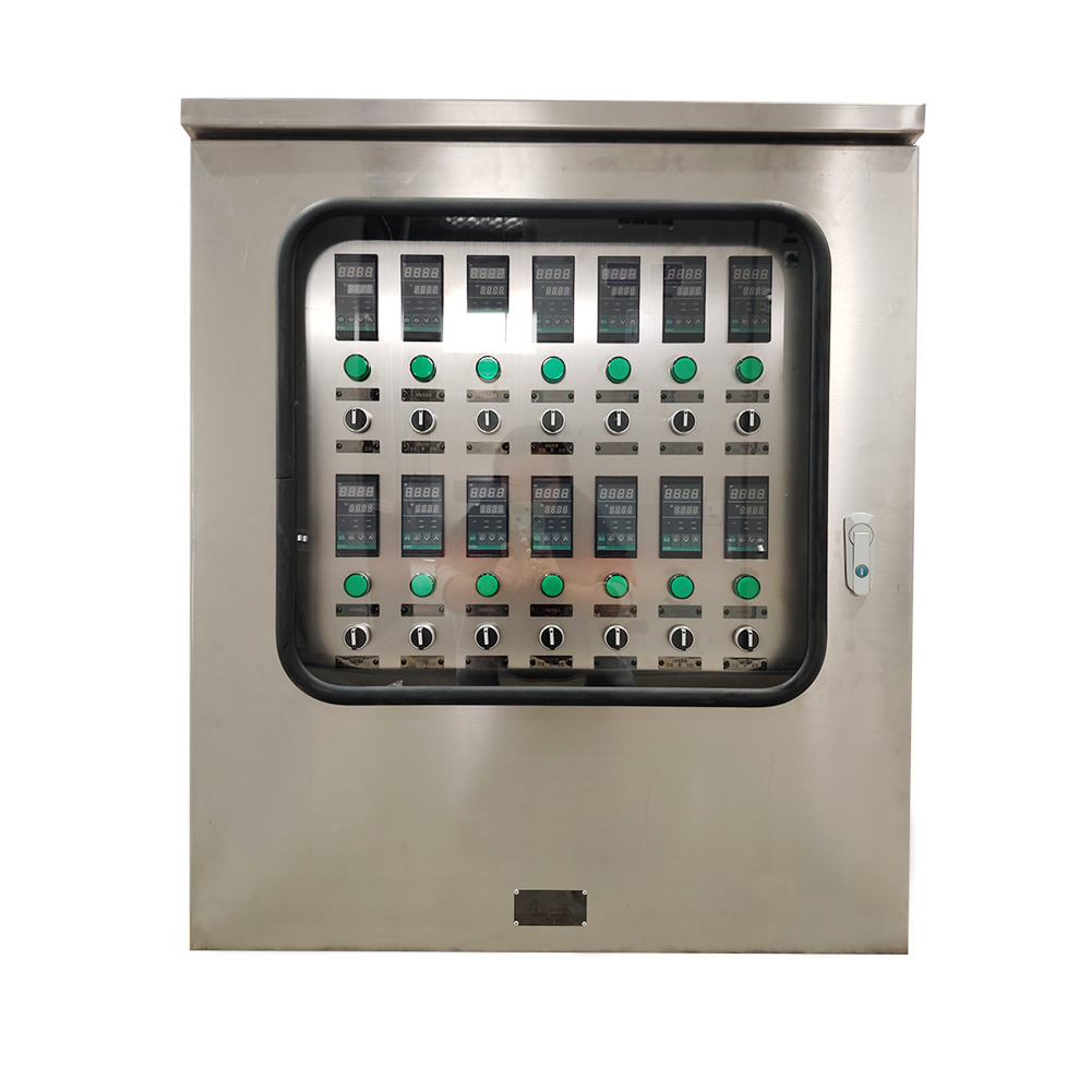 304 material double-layer door electric heat tracing control box with 14 circuits