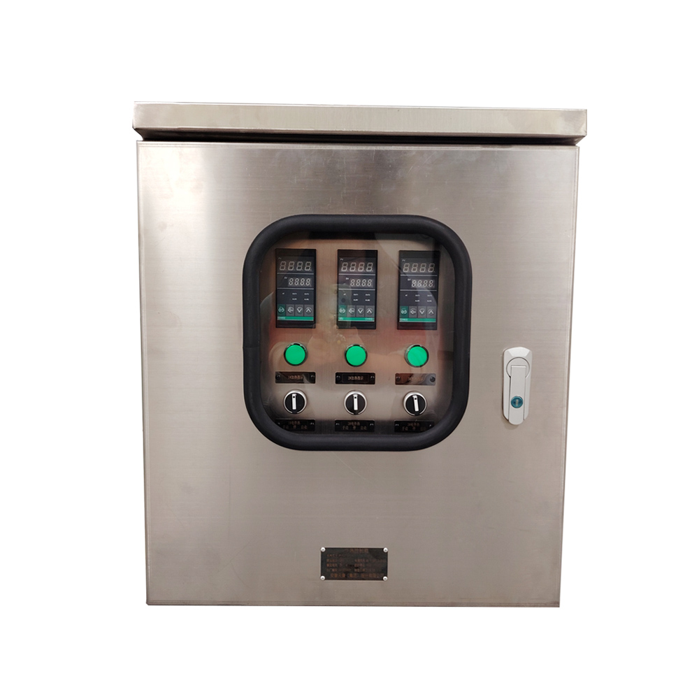 304 material double-layer door electric heat tracing control box with 3 circuits