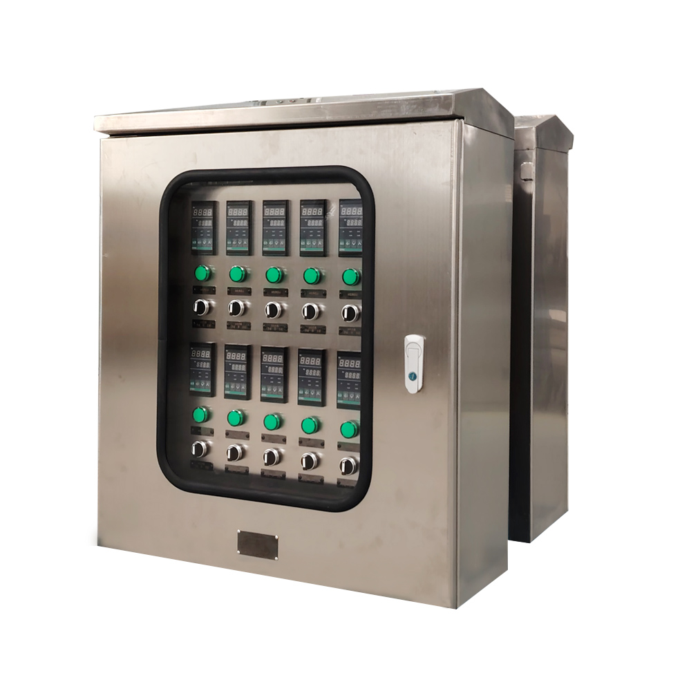 304 material double-layer door electric heat tracing control box with 10 circuits